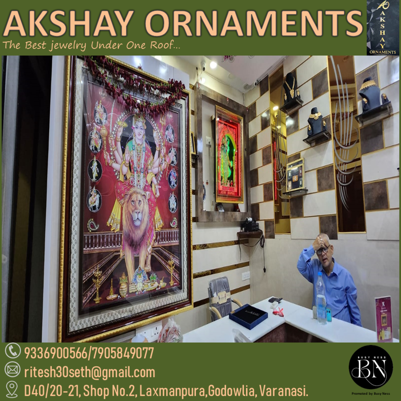 AKSHAY ORNAMENTS AT GODOWLIA IN VARANASI